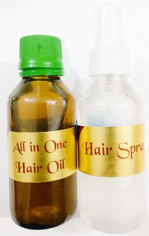 Zupppy Herbals Hair Oil and Hair Spray Combo