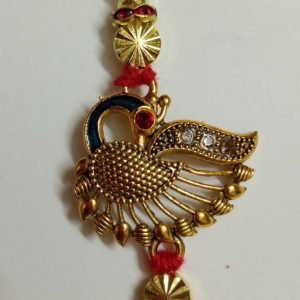 Zupppy Rakhi Elegance Redefined: Designer Peacock Rakhi – A Stylish Token of Love for Raksha Bandhan!