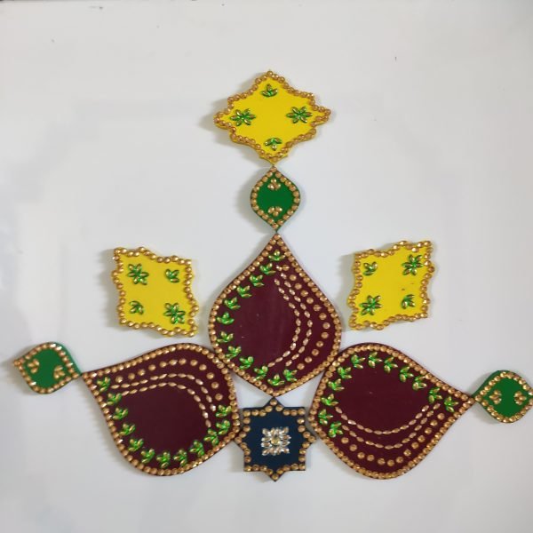 Zupppy Home Decor Hand Crafted Decorative-Navratri, Diwali, Rangoli, Wedding