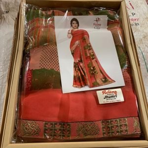Zupppy Apparel Saree with designer blouse