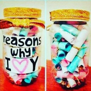 Zupppy Art & Craft Reasons Why I Love You Jar