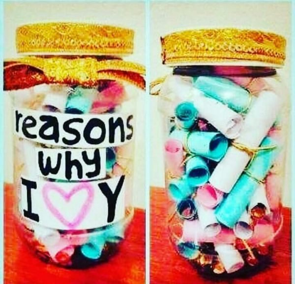 Zupppy Art & Craft Reasons Why I Love You Jar