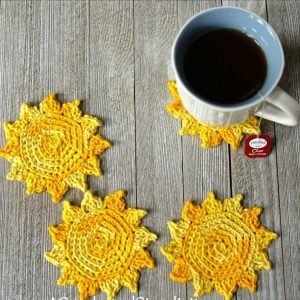 Zupppy Crochet Products Tea Coasters