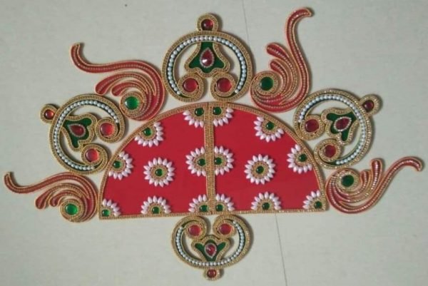 Zupppy Art & Craft Rangoli (Hand Made Wooden Art)