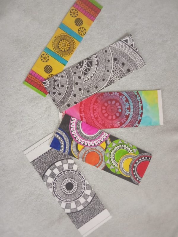 Zupppy Art & Craft Mandala Bookmarks