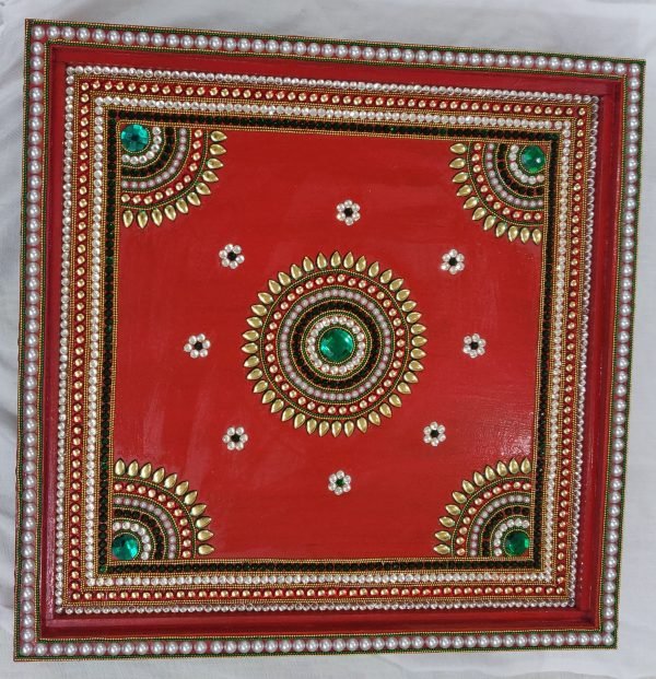 Zupppy Art & Craft Latest Wooden Chowki for Pooja at Home Online in India | Zupppy