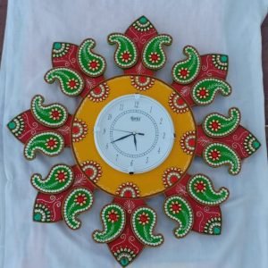 Zupppy Art & Craft Handmade Wooden Rangoli Watch Online in India