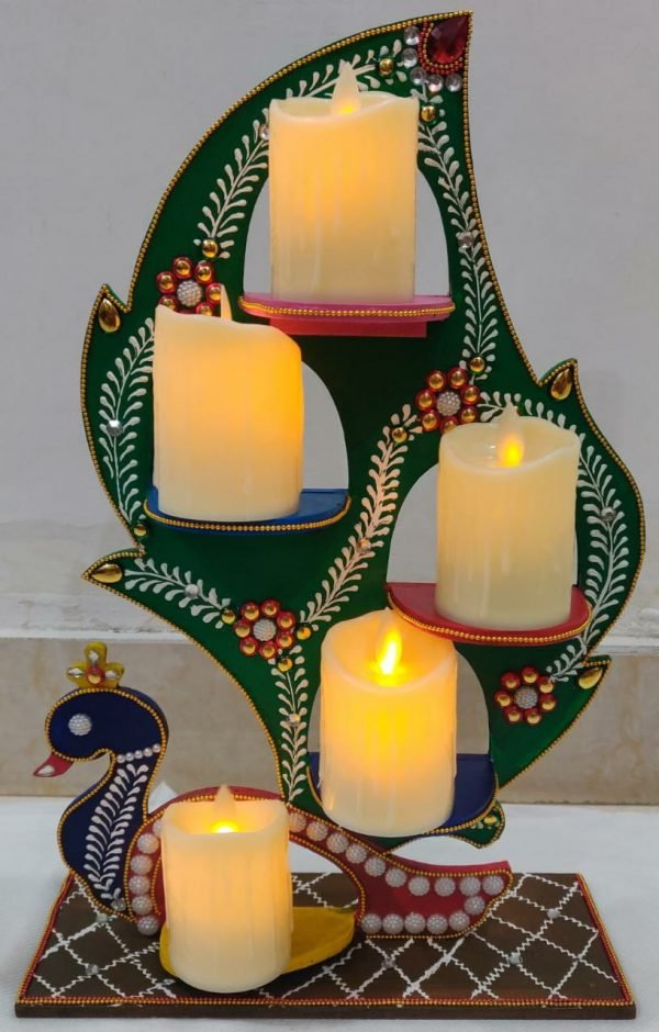 Zupppy Art & Craft Candle & Deepak Stand