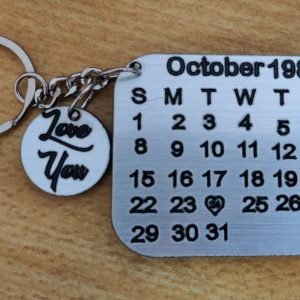 Zupppy Accessories Calendar Keychain
