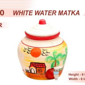 Zupppy Crockery & Utensils Red Water Matka 8 Ltr – Traditional Teracotta Design