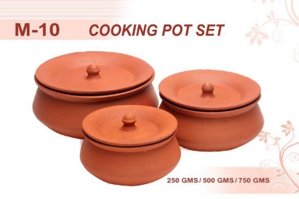 Zupppy Crockery & Utensils Terracotta Cooking Pot Set