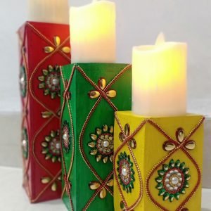 Zupppy Diyas & Candles Ganapati Candle Set