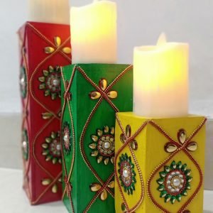 Zupppy Art & Craft Candle & Deepak Stand