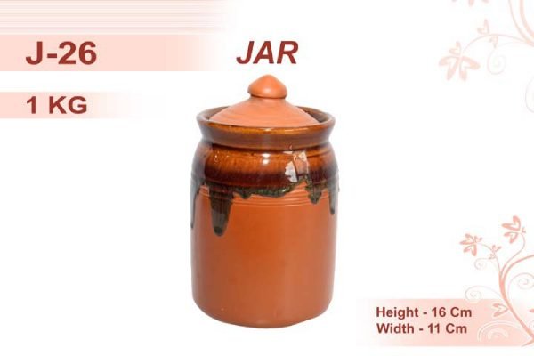 Zupppy Crockery & Utensils Rahi fancy jar (1 kg)