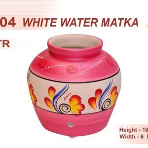 Zupppy Crockery & Utensils Red Water Matka – Authentic Indian Clay Pot for Water Storage