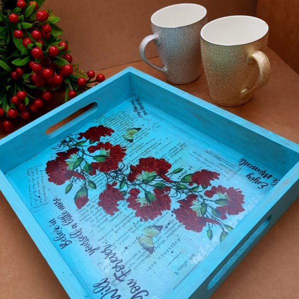 Zupppy Art & Craft Brand New Homemade Wooden Tray Online in India