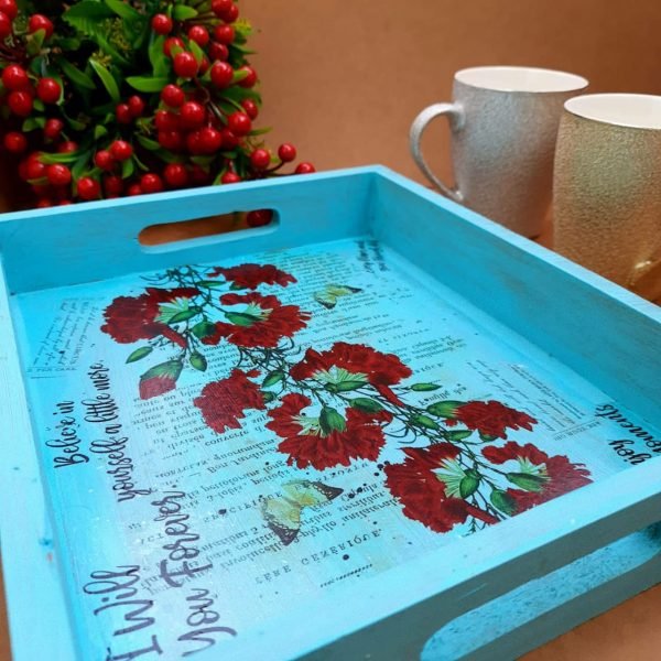 Zupppy Art & Craft Brand New Homemade Wooden Tray Online in India