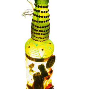 Zupppy Art & Craft Glass Bottle Lamp