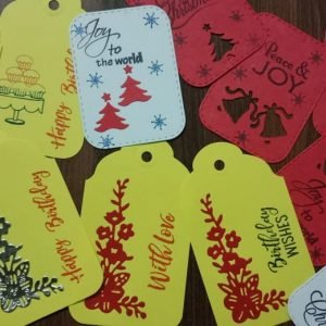 Zupppy Art & Craft Customizable Heart Shaped Gift Tags for Special Occasions