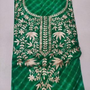 Zupppy Apparel New beautiful designer Kota Doria dress material with pure silk kurti and silk dupata