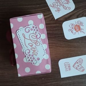 Zupppy Art & Craft Valentine Gift Box with Tags