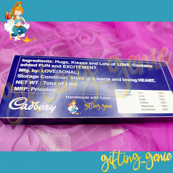 Zupppy Art & Craft Customized Cadbury Silk