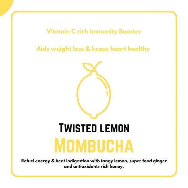 Zupppy Homemade Drinks Mombucha Twisted Lemon