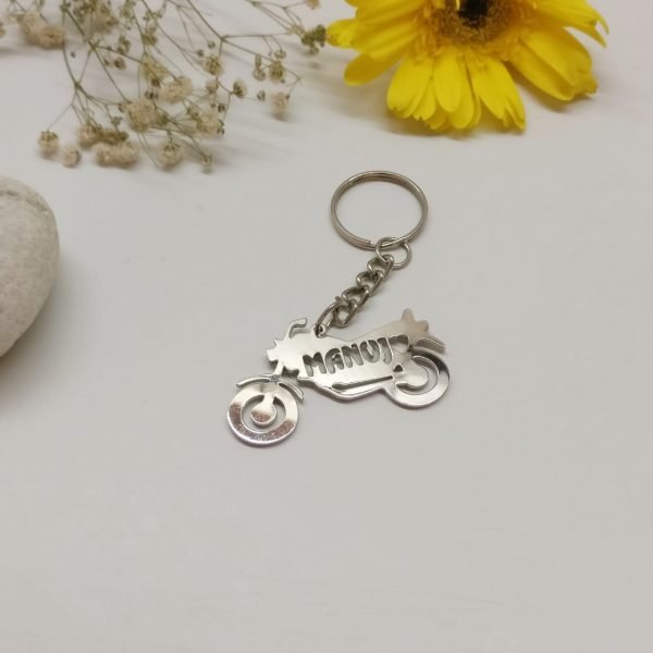 Zupppy Accessories Couple name wire keychain
