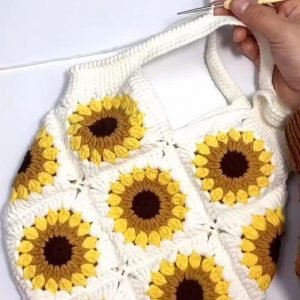 Zupppy Crochet Products Crochet tote bag