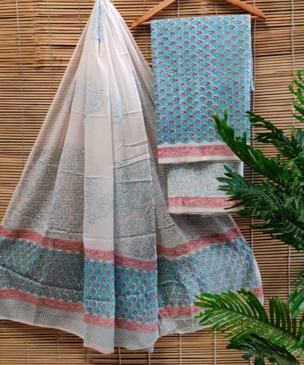 Zupppy Apparel Lovely Plain Cotton Suits | Cotton Dupatta Online | Zupppy