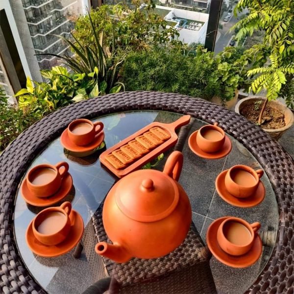Zupppy Crockery & Utensils Terracotta Tea Set