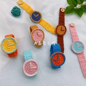 Zupppy Art & Craft Handmade Crochet Lover Rakhi Set – Set of 4 Intricately Crafted Rakhis