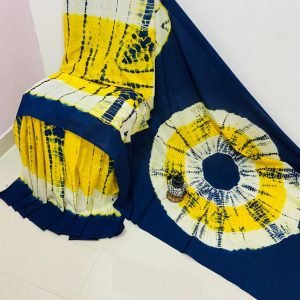 Zupppy Apparel Colorful Hand Printed Saree