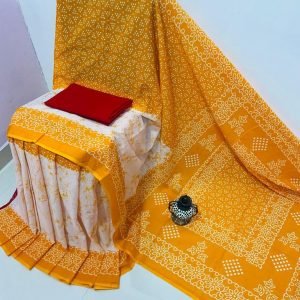 Zupppy Apparel Printed Handmade Saree