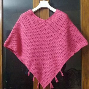 Zupppy Apparel Crochet Poncho for Women | Sleeveless Embroidered Acrylic Poncho