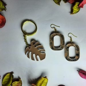 Zupppy Accessories Combo of Earring and Keychain