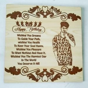 Zupppy Home Decor Customized Wooden Engraved