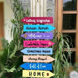 Zupppy Art & Craft Make It Yours: Personalized House Rules with Name – Elevate Your Home Decor!