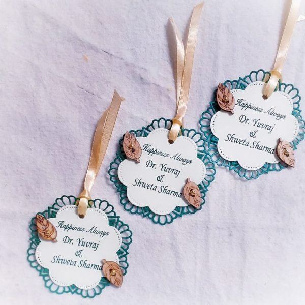 Zupppy Art & Craft Gift tag in white