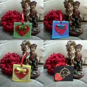 Zupppy Art & Craft Customizable Heart Shaped Gift Tags for Special Occasions