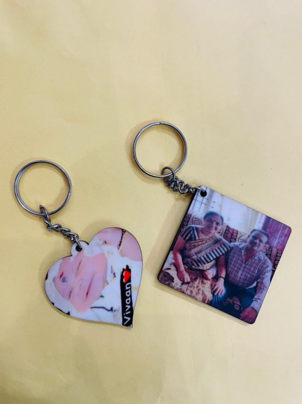 Zupppy Accessories Customized Keychain with photos and with name