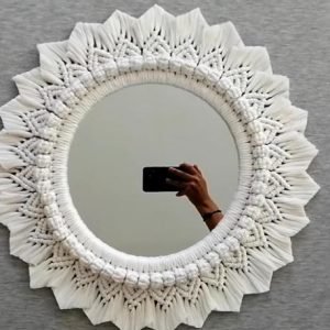 Zupppy wall hanging Macrame mirror wall hanging