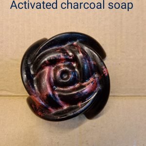 Zupppy Herbals Flower shape Charcoal soap