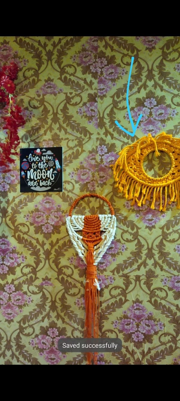 Zupppy Macrame Products Eye Wall Decor | Handmade Macrame Wall Hanging | Zupppy