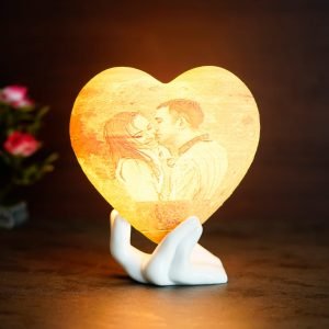 Zupppy Art & Craft Customised 3D Heart Lamp Online | Zupppy