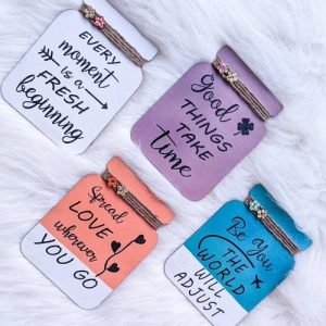 Zupppy Home Decor Wooden Fridge magnets