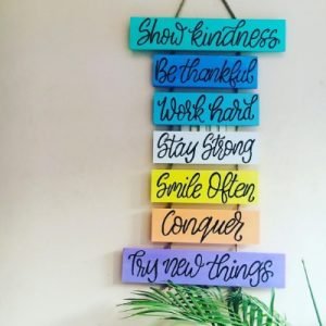 Zupppy Home Decor Wooden wall hanging quotes