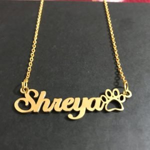 Zupppy Accessories Name Pendant With Paw