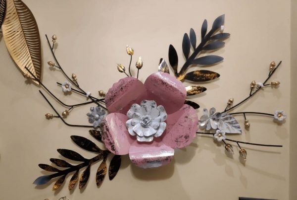 Zupppy Handmade Products Metal Flower Art