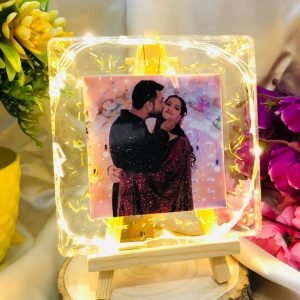 Zupppy Customized Gifts LED Resin Photo Table Top